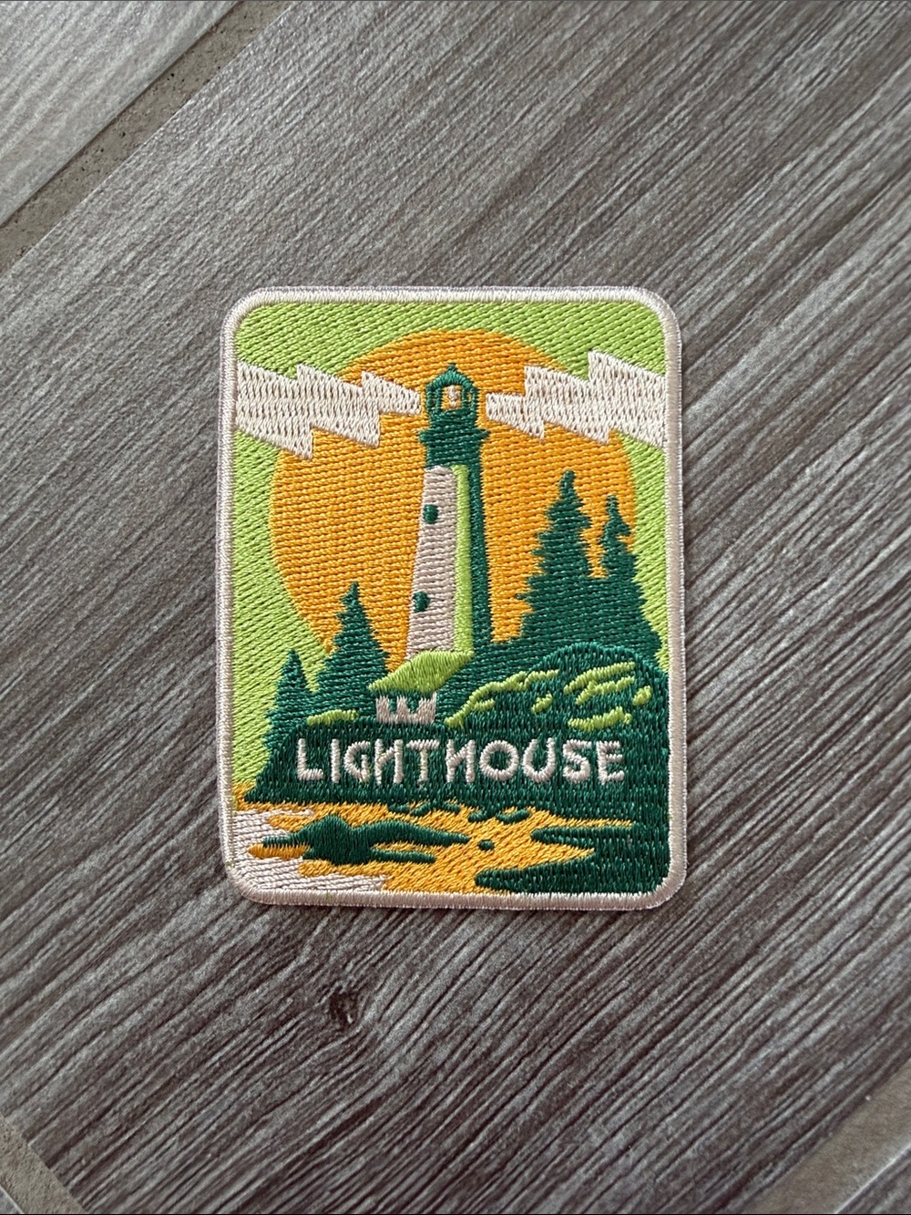 Noah Kahan official Lighthouse Embroidered Patch - iron on NWOT